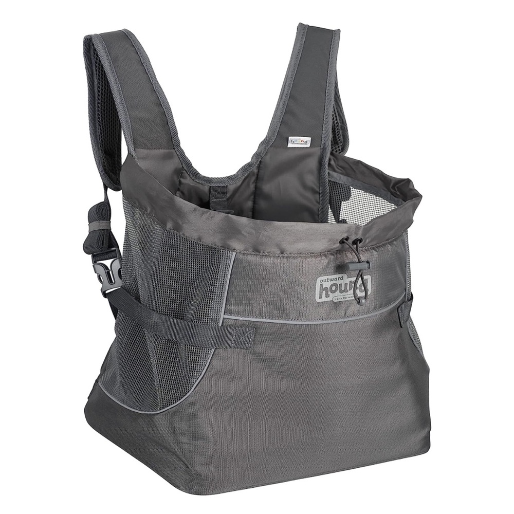 Outward Hound - Pooch Pouch Front Carrier for Dogs in Grey